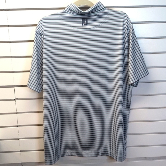 FootJoy ProDry Lisle Multi-Color Stripe Golf Shirt XL EUC - Picture 6 of 10